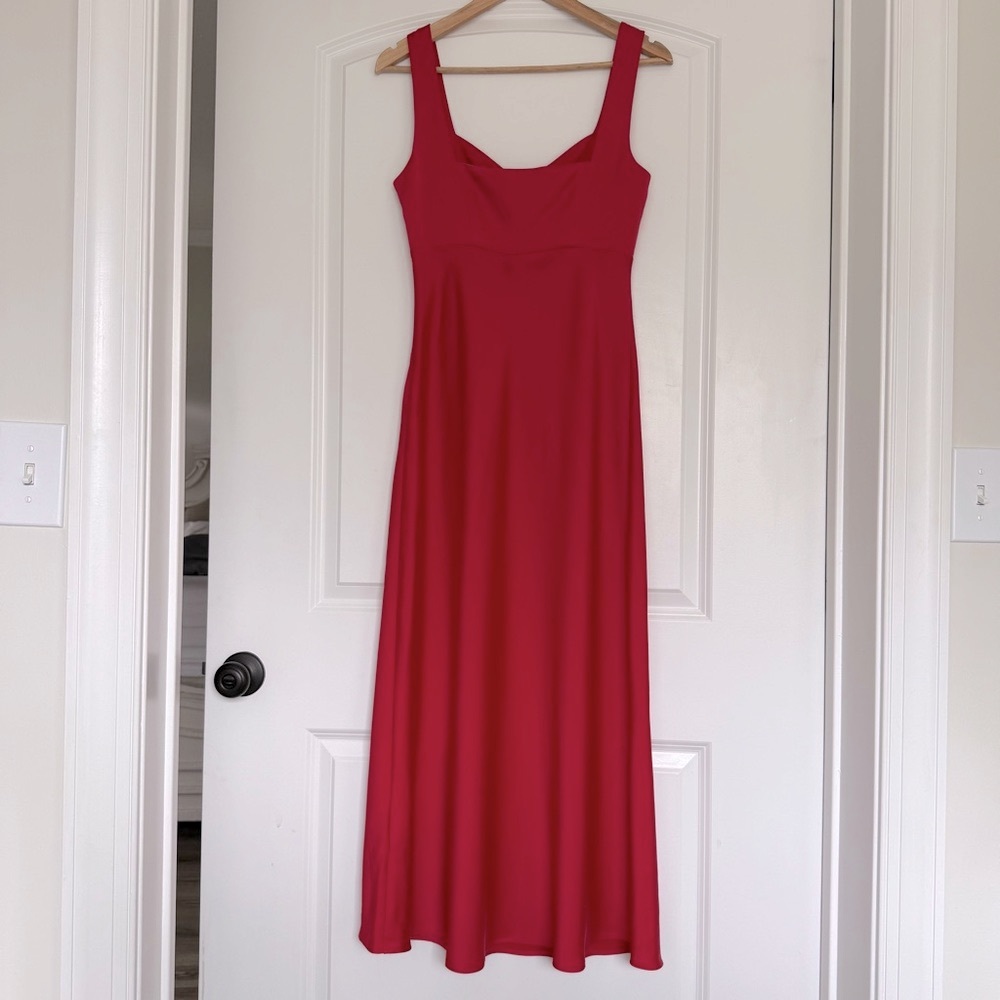 WAYF Siren Satin Maxi Dress size small - Picture 9 of 9